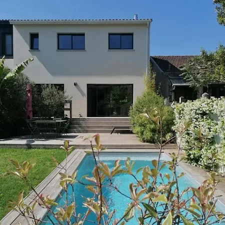Maison De Famille A Bordeaux - Piscine Chauffee لو بوسْكا